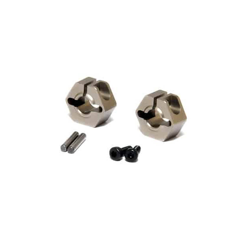 HOBAO HOP1-0076 HYPER 10 TT 2.0 Hexagone aluminium CNC arrière +1mm