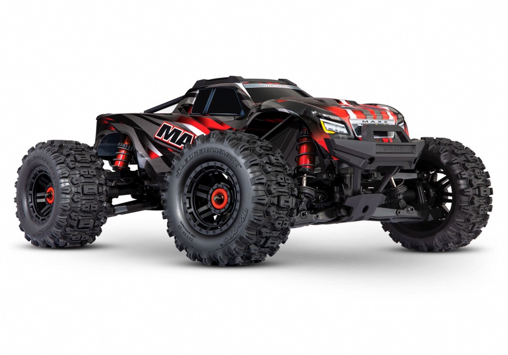 TRAXXAS MAXX 4X4 WIDEMAXX BRUSHLESS ROUGE