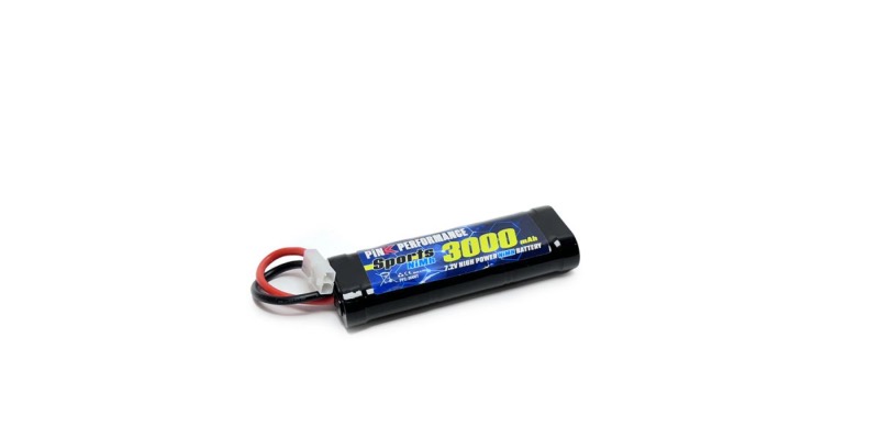 Pink Performance Sports NiMh 7.2V-3000Mah (Tamiya) 134x47x24mm 340g