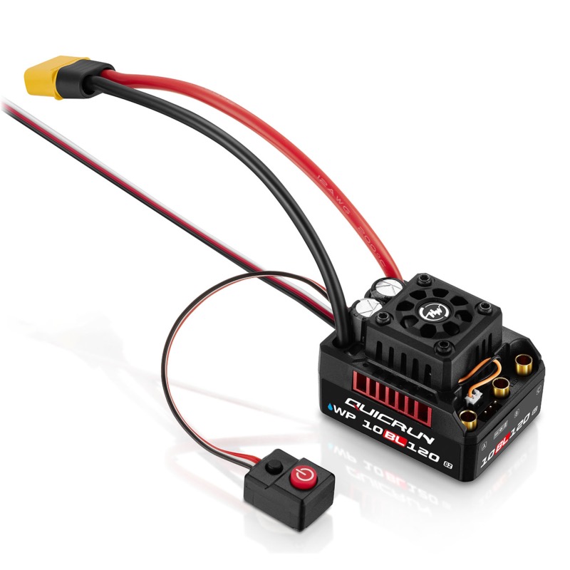 Hobbywing Combo WP10BL120G2 moteur 3652SL-3250KV-G2 ESC 120 AMP