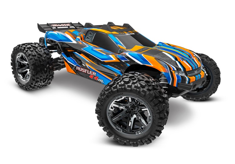 Nouveau TRAXXAS RUSTLER VXL 1/10 BRUSHLESS 4x4 TSM HD ORANGE