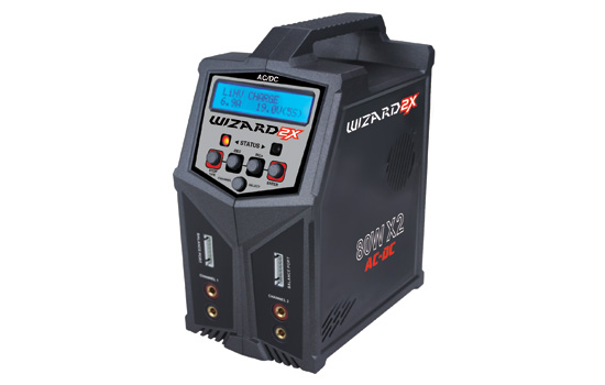 Chargeur Duo WIZARD 2X 2x80W AC/DC T2M