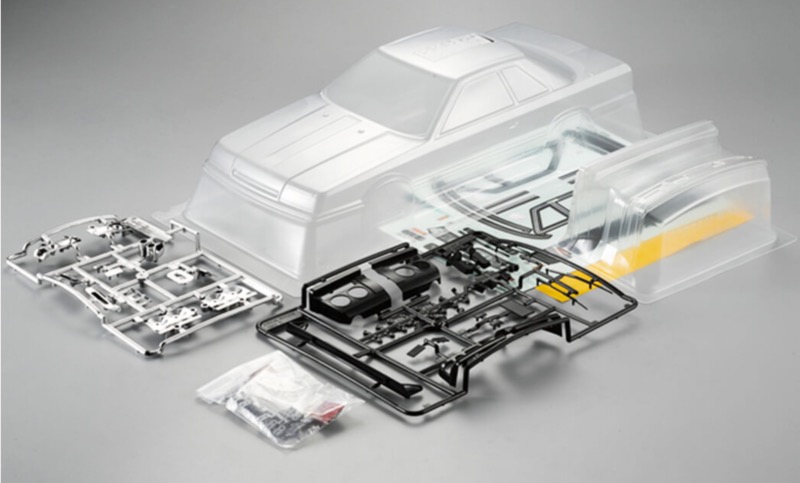 KILLERBODY NISSAN SKYLINE R31 190MM avec planche dcoration (non peinte)
