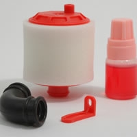 FASTRAX filtre à air 1/8 rouge & bidon d'huile FAST960R