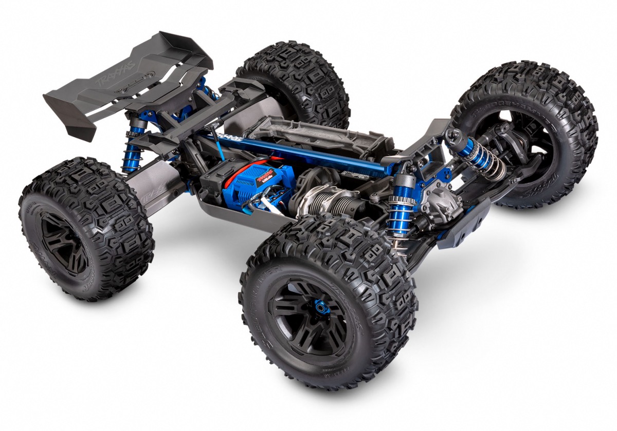 PACK ECO TRAXXAS SLEDGE 4X4 BRUSHLESS BLEU LIPO 6S CHARGEUR DOUBLE SAC OFFERT