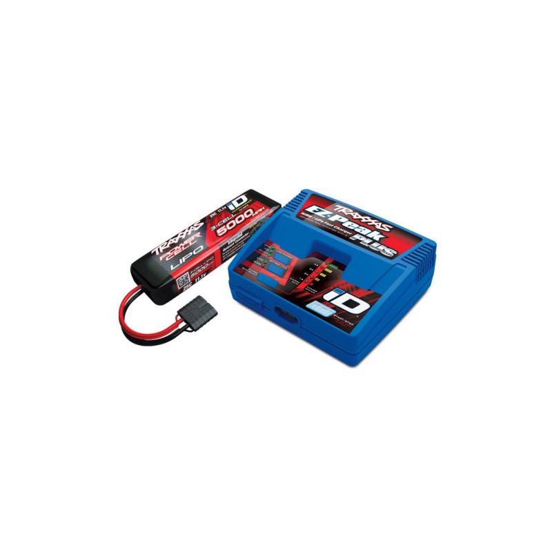 PACK CHARGEUR RAPIDE 2970G + LIPO 3S 5000MAH 2872X PRISE TRAXXAS