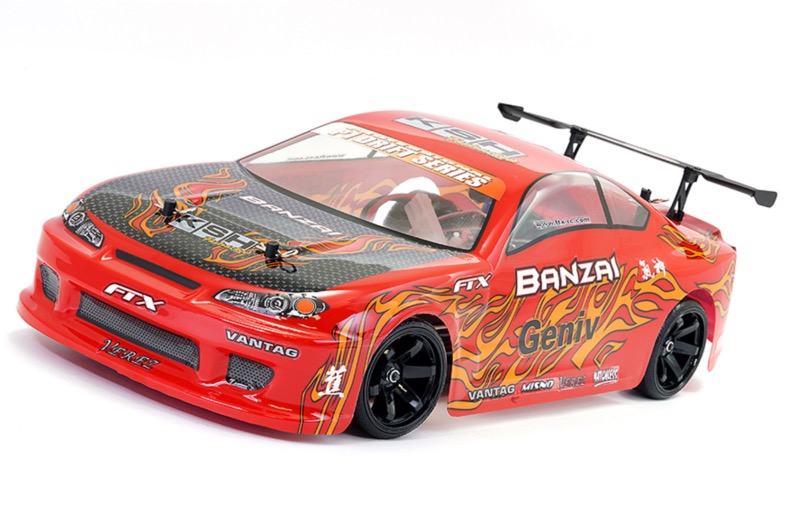 FTX BANZAI 1:10 Voiture DRIFT AVEC BATTERIE ET CHARGEUR rouge