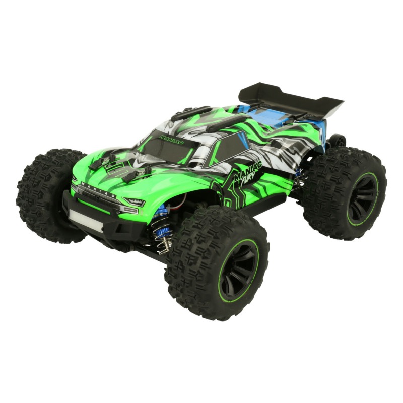 Hyper GO Fury Brushed Truggy Rc 1/16 vert et bleu