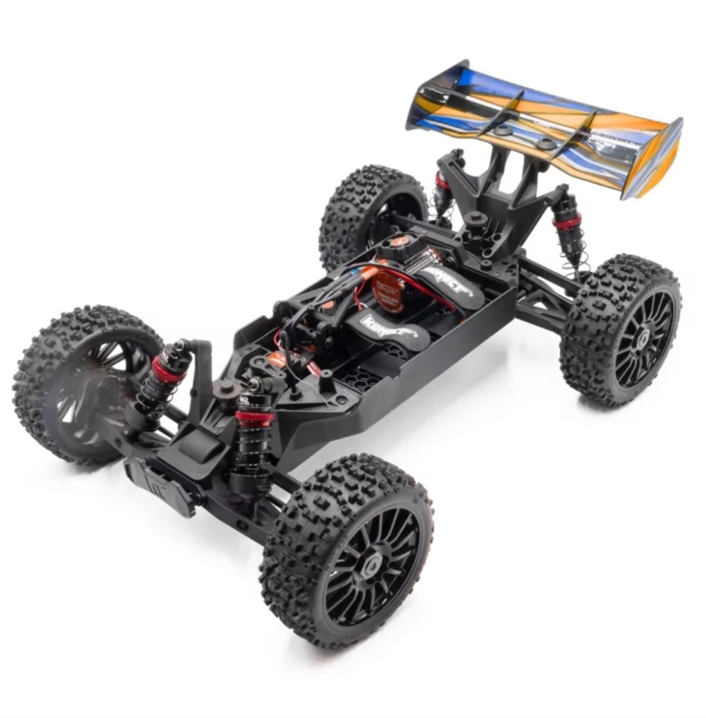 PACK ECO HOBBYTECH ROGUE BUGGY 1/8 BRUSHLESS ORANGE ACCUS ET CHARGEUR 100% RTR